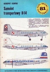 Okładka książki Samolot transportowy Ił-14 Benedykt Kempski