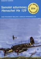 Okładka książki Samolot szturmowy Henschel Hs 129 Benedykt Kempski