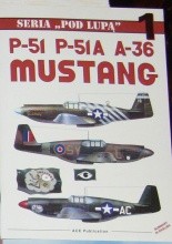 Okładka książki P-51, P-51A, A-36 Mustang