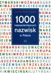 Okładka książki 1000 najpopularniejszych nazwisk w Polsce