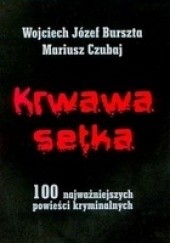Okładka książki Krwawa setka. 100 najważniejszych powieści kryminalnych Wojciech Józef Burszta, Mariusz Czubaj