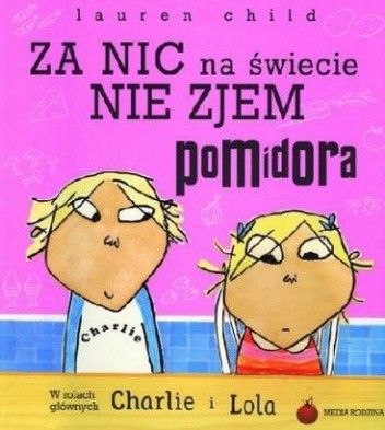 Okładki książek z serii Charlie i Lola