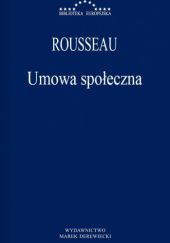 Okładka książki Umowa społeczna Jean Jacques Rousseau