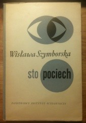 Okładka książki Sto pociech Wisława Szymborska