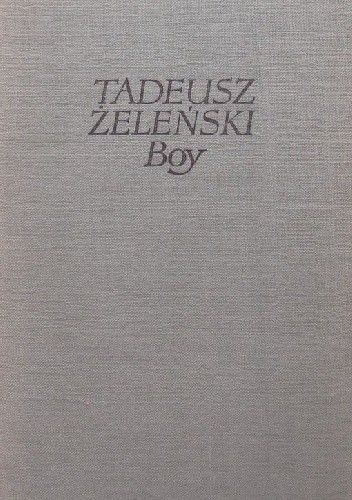 Okładki książek z cyklu Pisma (Tadeusz Boy-Żeleński)