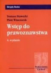 Okładka książki Wstęp do prawoznawstwa Tomasz Stawecki, Piotr Winczorek