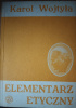 Okładka książki Elementarz etyczny Karol Wojtyła