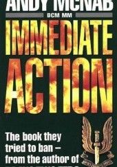 Okładka książki Immediate Action Andy McNab
