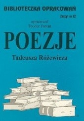 Okładka książki Poezje Tadeusza Różewicza Teodor Farent