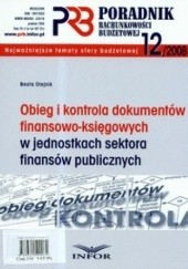 Okładka książki Poradnik rachunkowości budżetowej 2008/12 Beata Olejnik