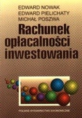 Okładka książki Rachunek opłacalności inwestowania Edward Nowak