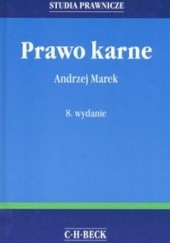 Okładka książki Prawo karne  Studia prawnicze Andrzej Marek