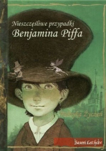 Okładki książek z cyklu Nieszczęśliwe przypadki Benjamina Piffa