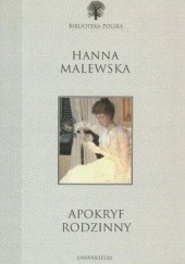 Okładka książki Apokryf rodzinny Hanna Malewska