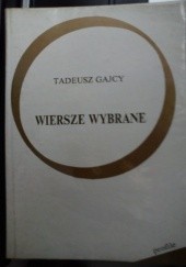 Okładka książki Wiersze Wybrane Tadeusz Gajcy