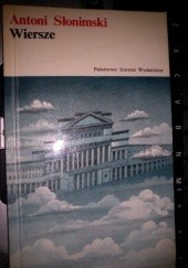 Okładka książki Wiersze Antoni Słonimski