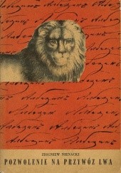Okładka książki Pozwolenie na przywóz lwa Zbigniew Nienacki