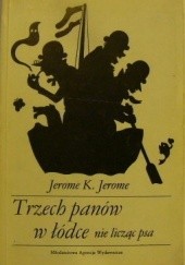 Okładka książki Trzech panów w łódce, nie licząc psa Jerome K. Jerome