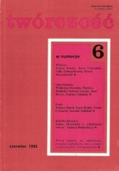 Okładka książki Twórczość, nr 6 (595) / 1995 Teresa Ferenc, Natasza Goerke, Paweł Mossakowski, Redakcja miesięcznika Twórczość