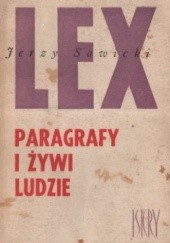 Okładka książki Paragrafy i żywi ludzie Jerzy Sawicki