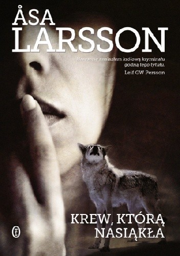 Okładka książki Krew, którą nasiąkła Åsa Larsson