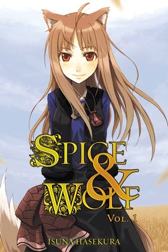 Okładki książek z serii Spice and Wolf (light novels)
