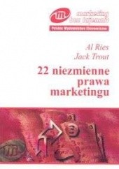 Okładka książki 22 niezmienne prawa marketingu Al Ries, Jack Trout