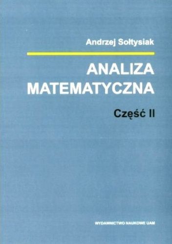 Okładki książek z cyklu Analiza matematyczna