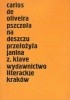 Okładka książki Pszczoła na deszczu Carlos de Oliveira