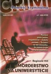 Okładka książki Morderstwo na uniwersytecie Reginald Hill