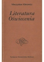Okładka książki Literatura oświecenia Mieczysław Klimowicz