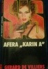 Okładka książki SAS Afera "Karin A" Gérard de Villiers