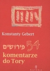 Okładka książki 54 komentarze do Tory Konstanty Gebert