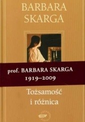 Okładka książki Tożsamość i różnica Barbara Skarga