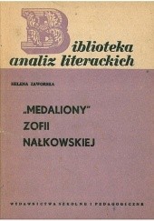 Okładka książki Medaliony Zofii Nałkowskiej Helena Zaworska