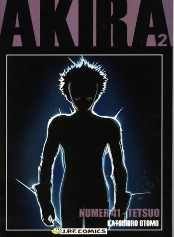 Okładki książek z cyklu Akira