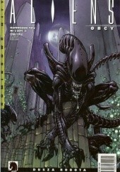 Okładka książki Aliens: Dusza robota Gabriel Andrade, John Arcudi, Zach Howard