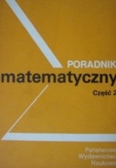 Okładka książki Poradnik matematyczny część 2 praca zbiorowa