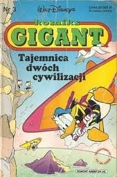 Okładki książek z cyklu Komiks Gigant