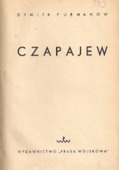 Okładka książki Czapajew Dymitr Furmanow