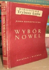 Okładka książki Wybór nowel Maria Konopnicka