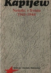 Okładka książki Notatki z frontu 1941 - 1944 Effendi Kapijew