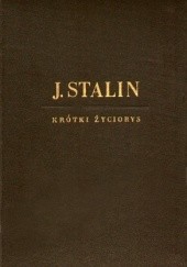 Okładka książki J. Stalin - krótki życiorys praca zbiorowa