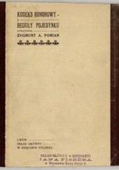 Okładka książki Kodeks honorowy i reguły pojedynku Wilhelm Feldman
