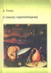 Okładka książki O rzeczy najważniejszej Andrzej Chojecki