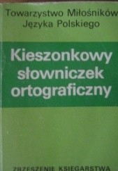 Okładka książki Kieszonkowy słowniczek ortograficzny Walery Pisarek