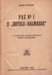 Okładka książki Paź Nr I z „Hotelu-Dalmasse” Maria Peteani