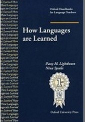 Okładka książki How languages are learned Patsy M. Lightbown