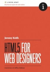 Okładka książki HTML5 for web designers Jeremy Keith
