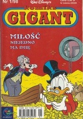 Okładka książki Komiks Gigant 1/98: Miłość niejedno ma imię Walt Disney, Redakcja magazynu Kaczor Donald